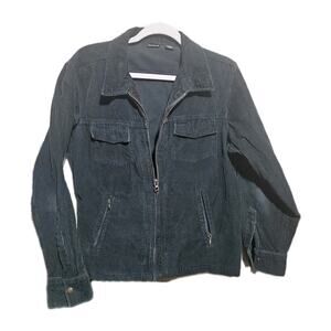 NorthCrest Corduroy Jacket - Dark Green, Size M